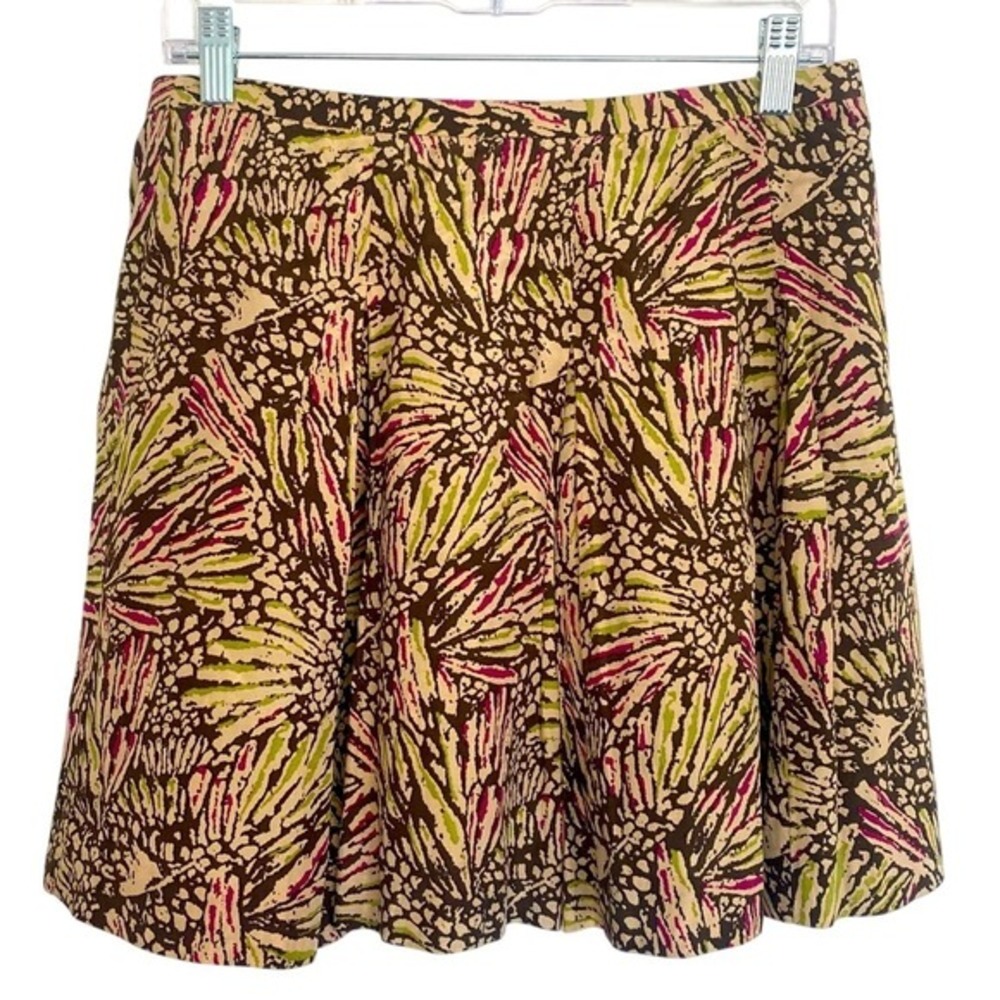 Kenneth Cole Women’s‎ Pleated Skirt Multicolor Size 10 Lined Zip Closure